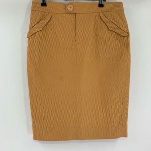 Marc Jacobs Tan Pencil Skirt